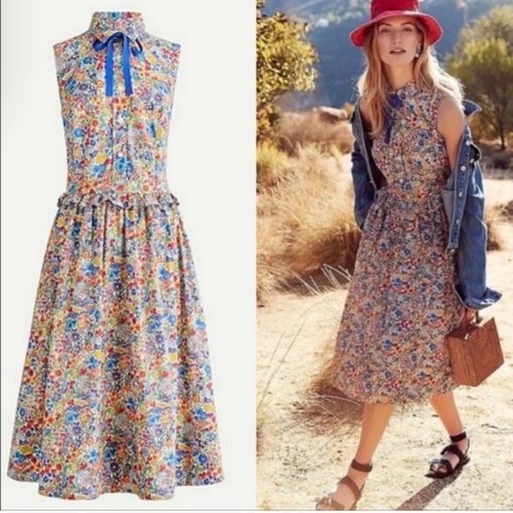 J. Crew Liberty Margaret Annie print shirt dress - Picture 15 of 15